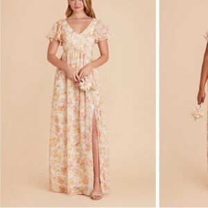 Birdy Grey Floral Maxi Dress in pressed floral